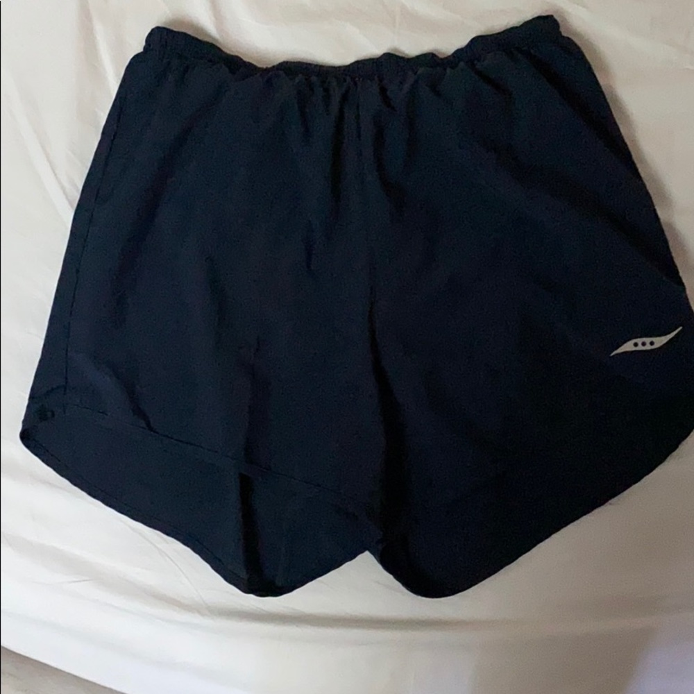 GUC Saucony men’s navy running shorts size L